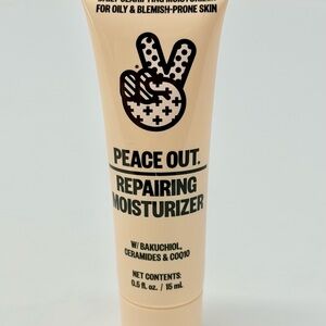 Peace Out Repairing Moisturizer 0.5 fl oz Bakuchiol Ceramides CoQ10